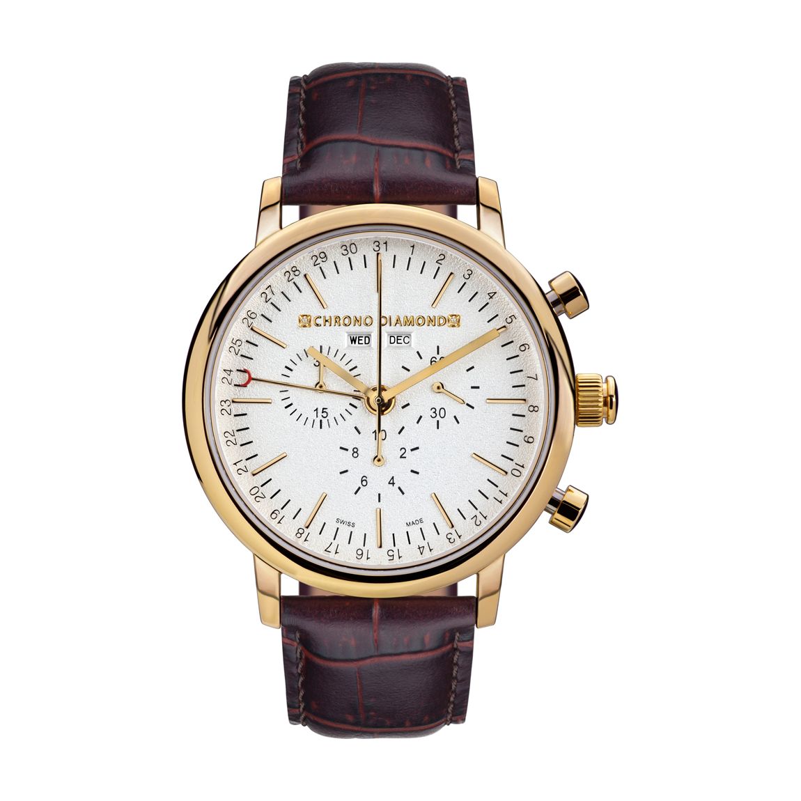 Men's Deep Brown/Gold Argos Watch main product photo