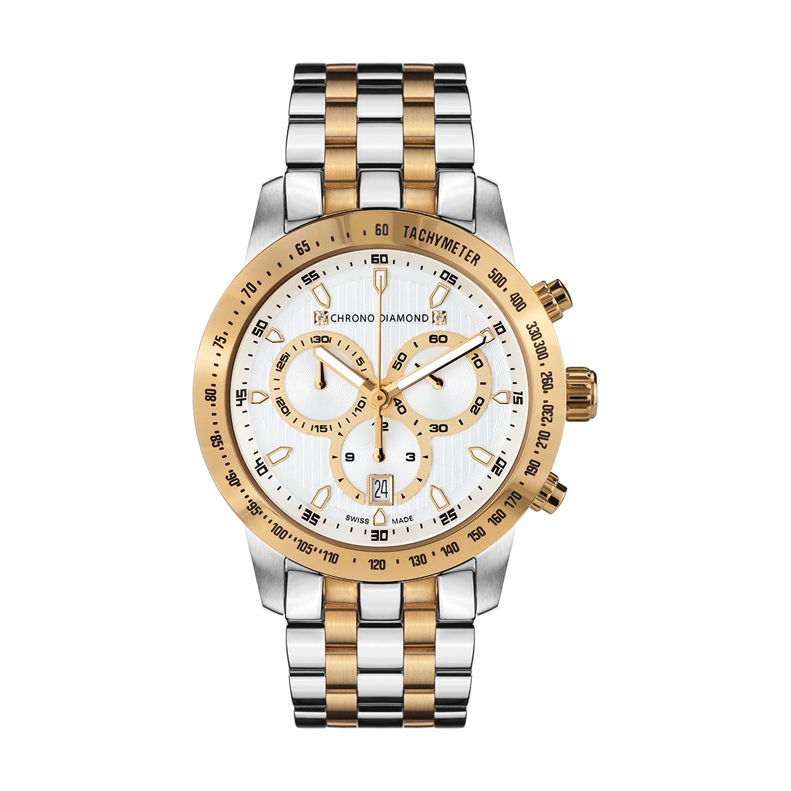Unisex Swiss Silver/Gold Theseus Watch main product photo