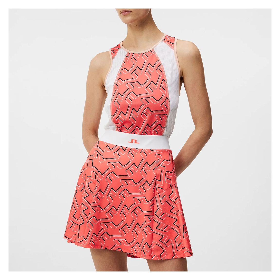 Coral Miriam Print Top main product photo