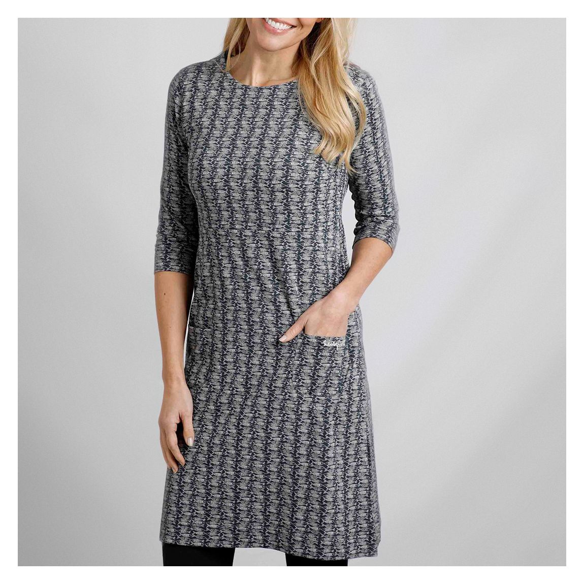 Navy Moondust Jersey Dress main product photo