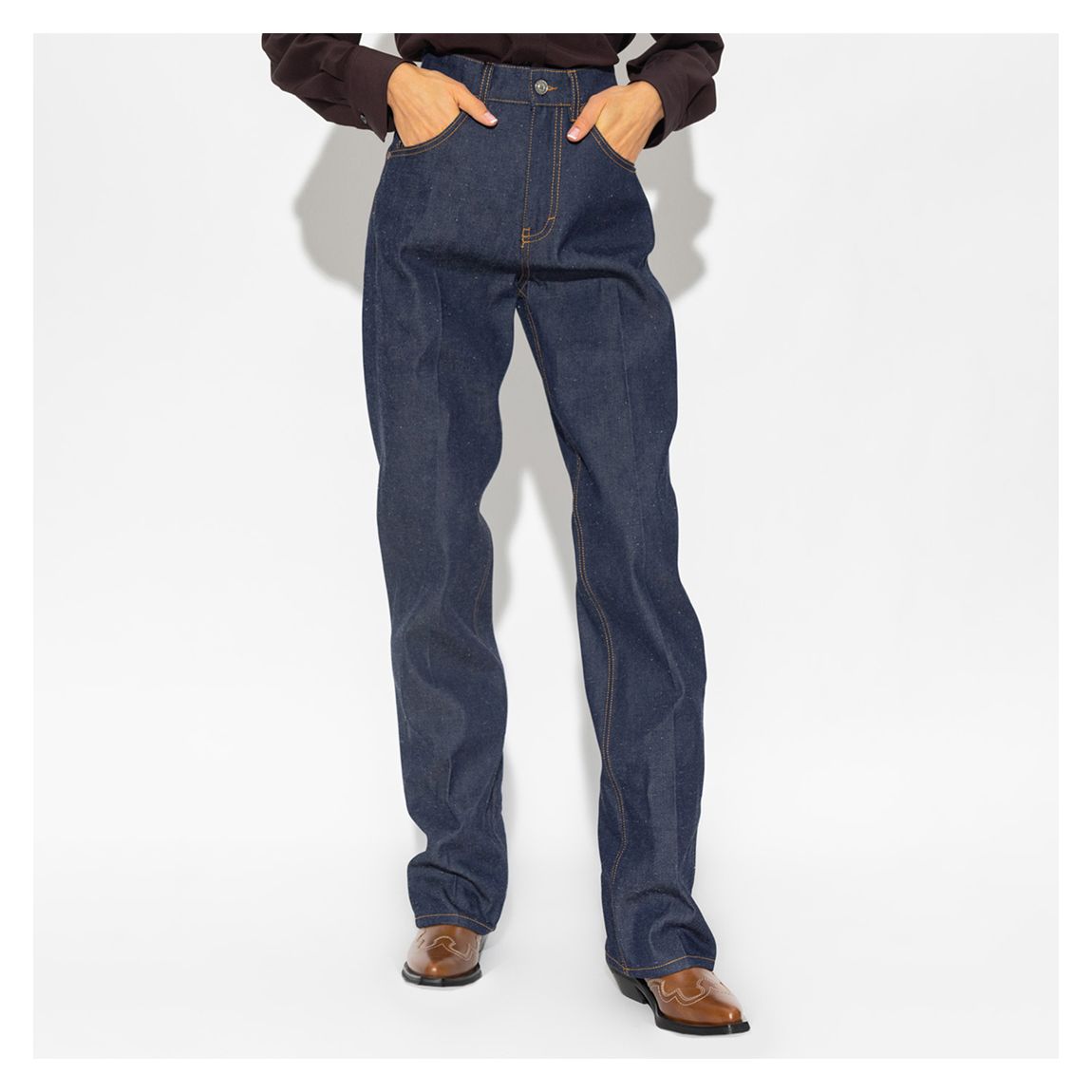 Dark Blue Julia Relaxed Jeans main product photo