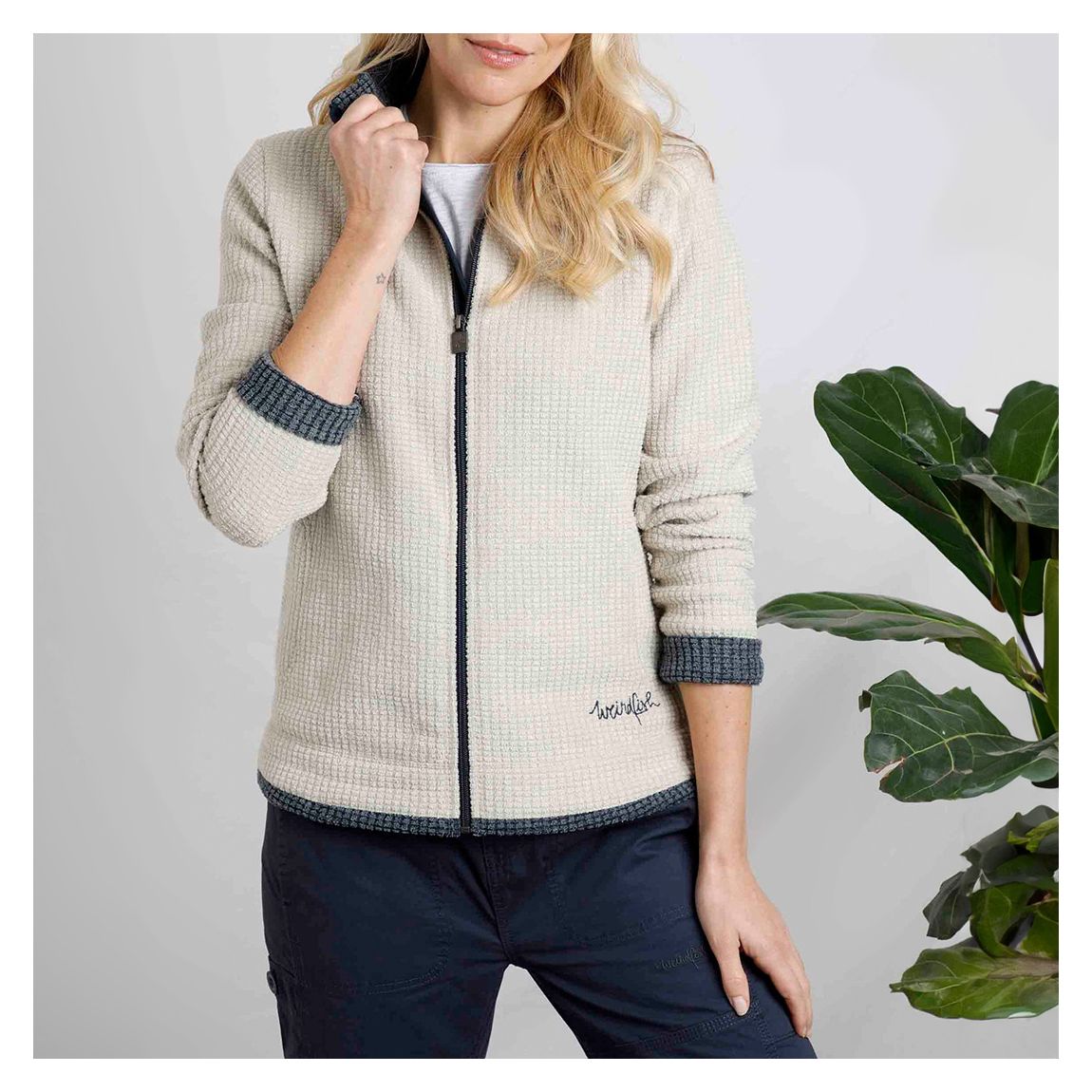 Ariana Eco Full Zip Grid Fleece main product photo