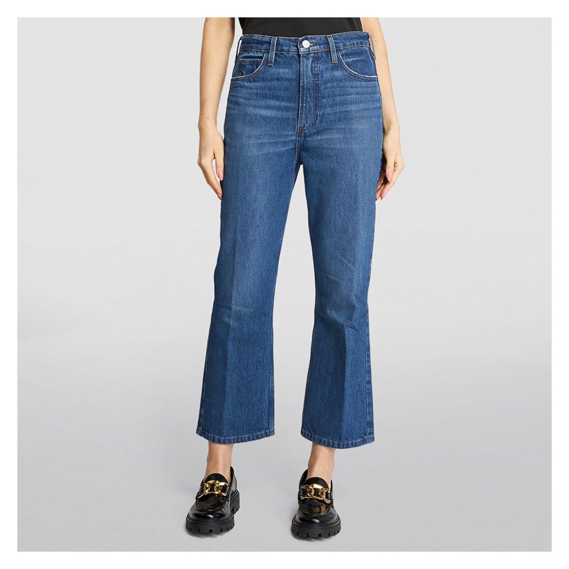 Dark Blue High 'N' Tight Boot Cut Jeans main product photo
