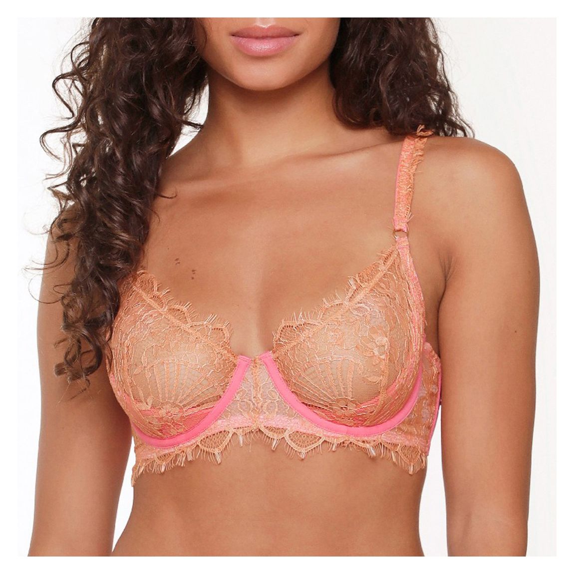 Pink Lace Bra main product photo