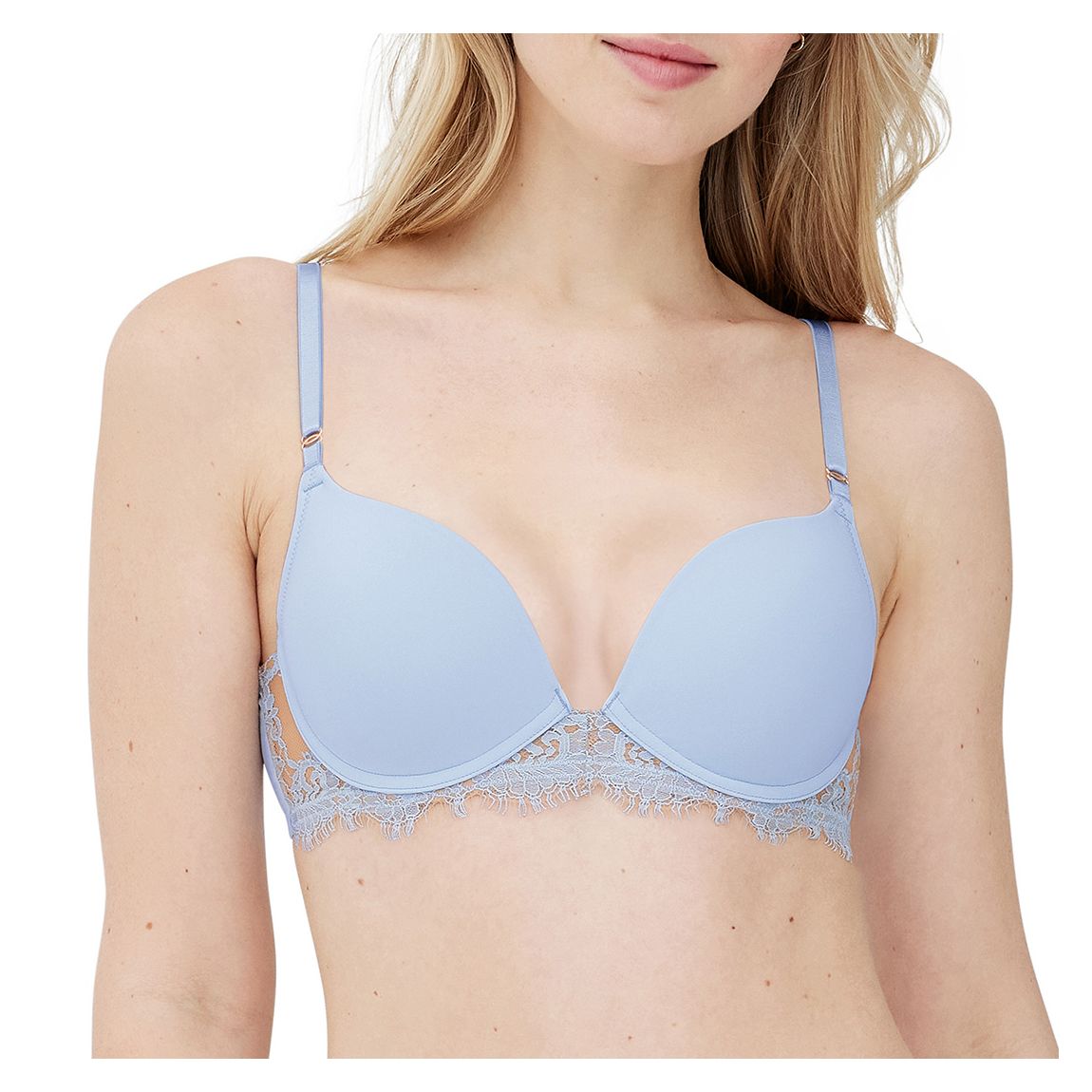 Blue Entice Push-Up Bra main product photo
