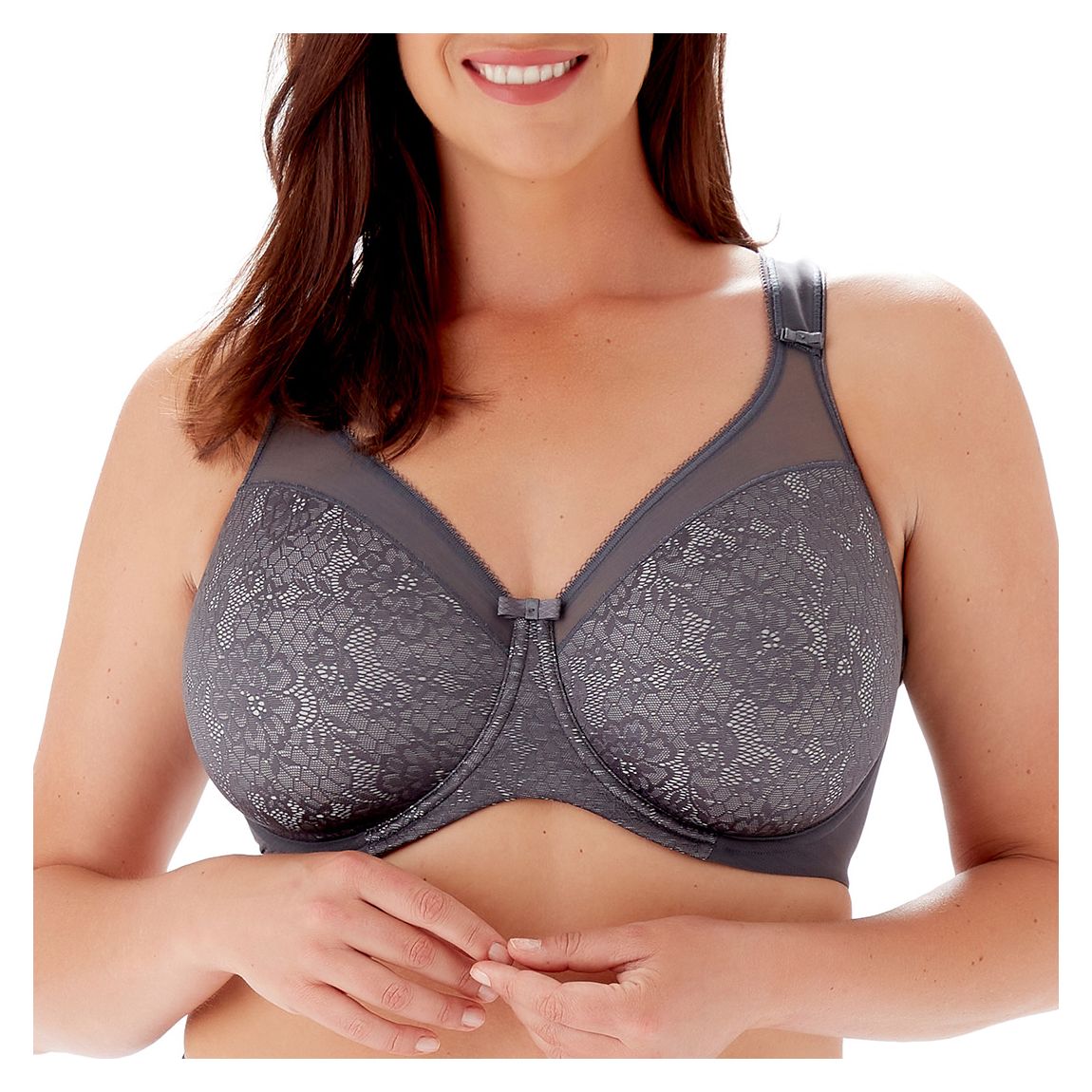 Dark Grey Beauty Everyday Bra main product photo