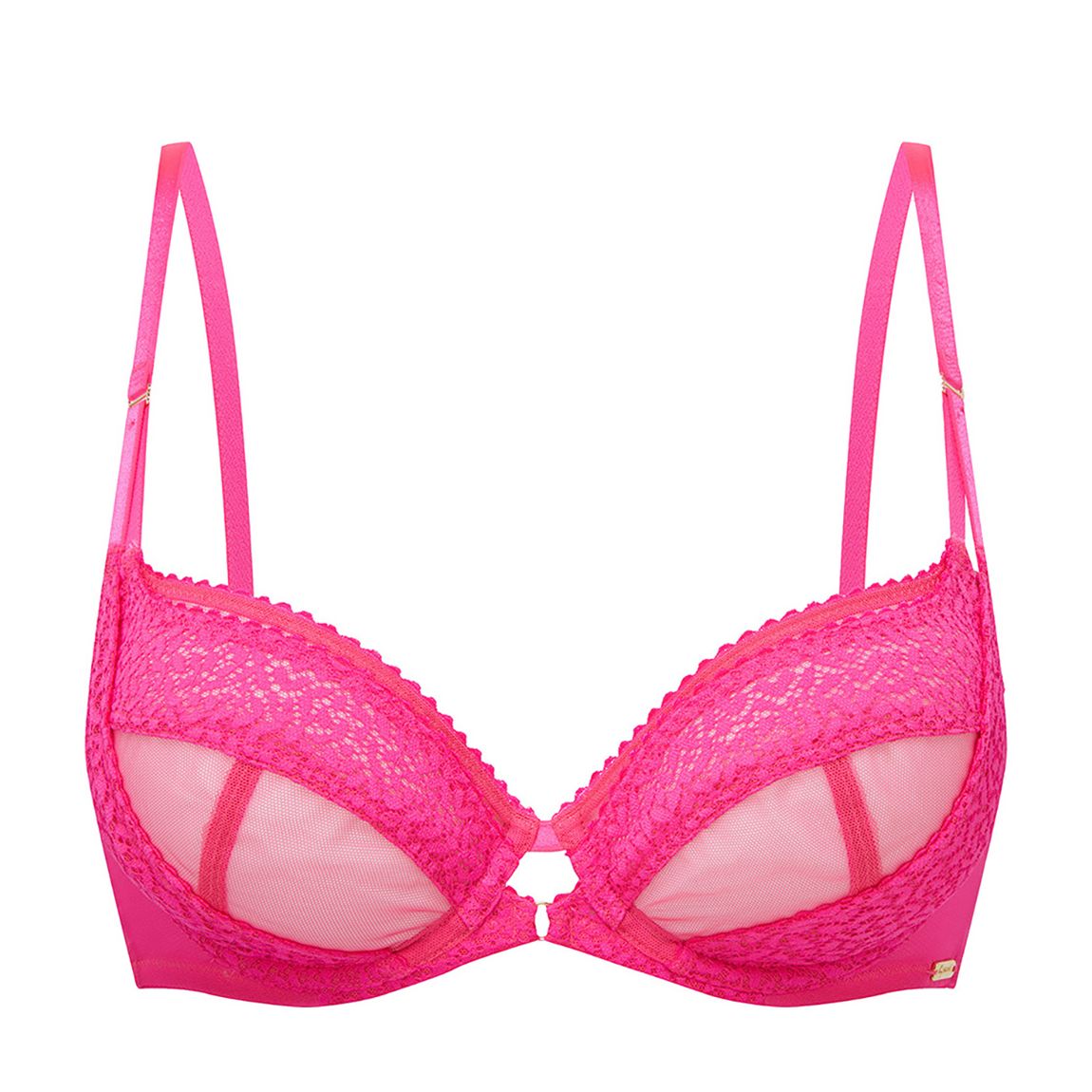 Pink Envy Non-Padded Plunge Bra main product photo