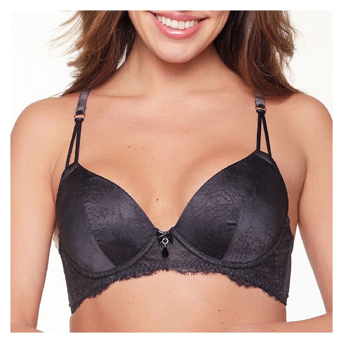 Black Triangle Moulded Bra main product photo