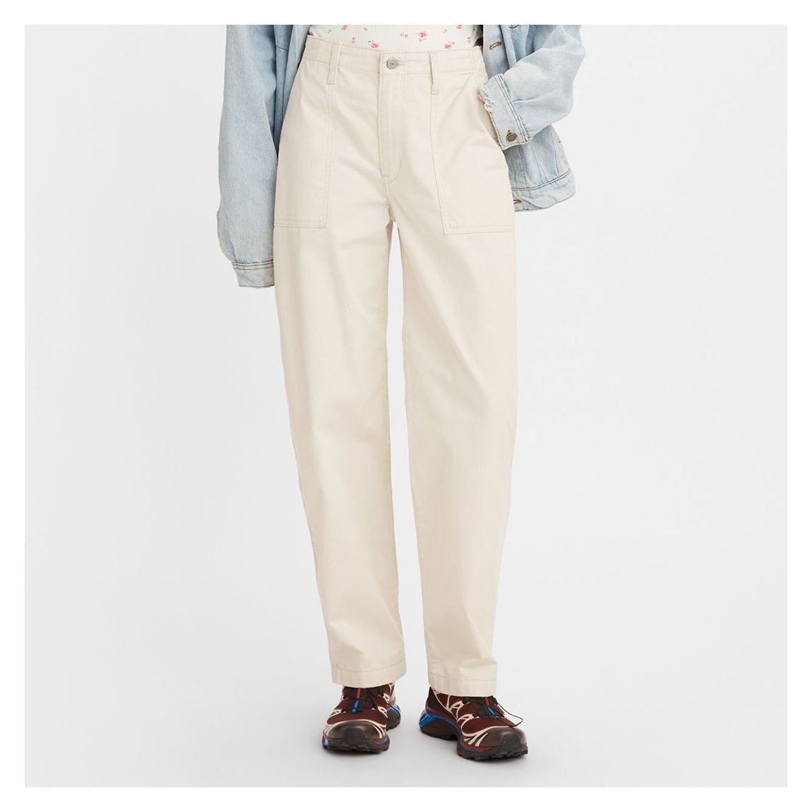 Cream '94 Baggy Utility Jeans main product photo