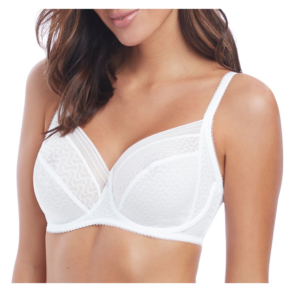 White Aphrodite Fuller Figure Bra main product photo