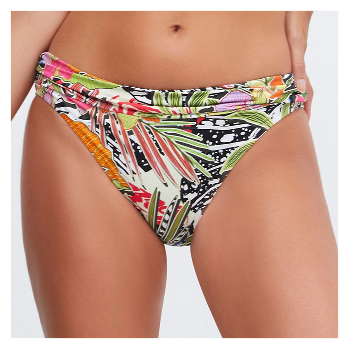 Multi Palm Full Coverage Bikini Bottoms main product photo