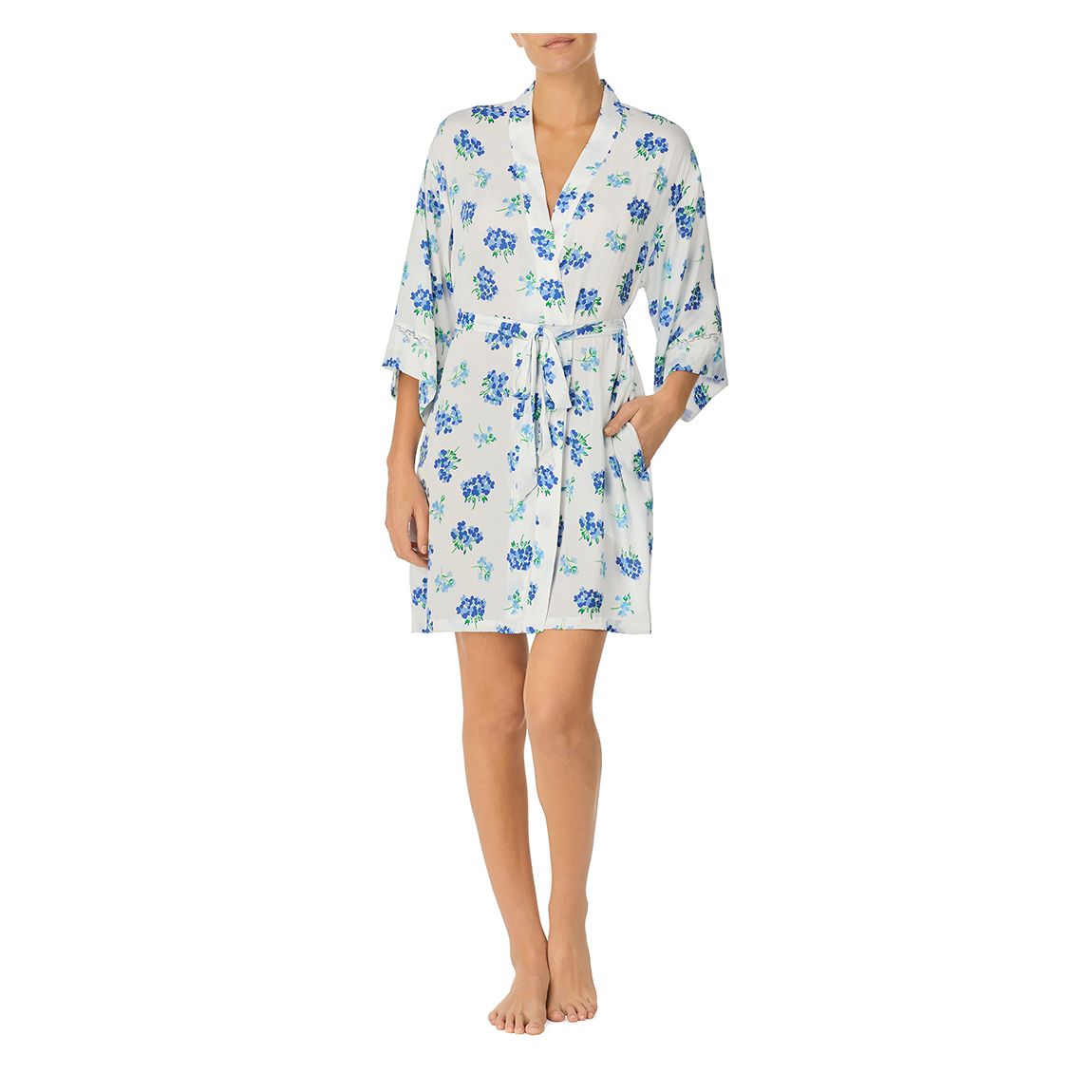 Blue Floral Robe main product photo