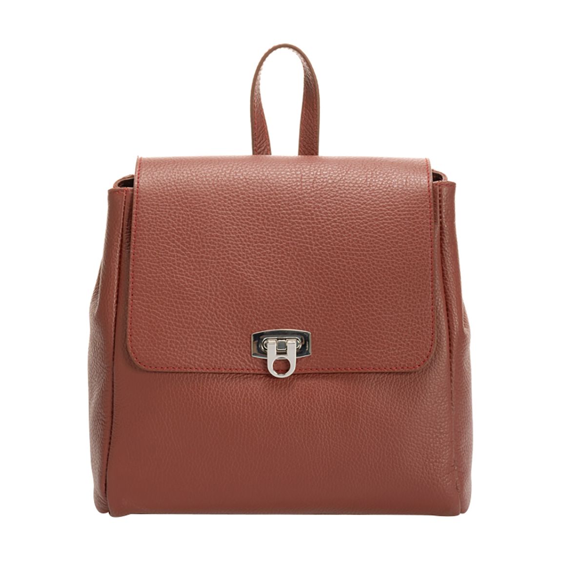 Brown Italian Leather Backpack main product photo