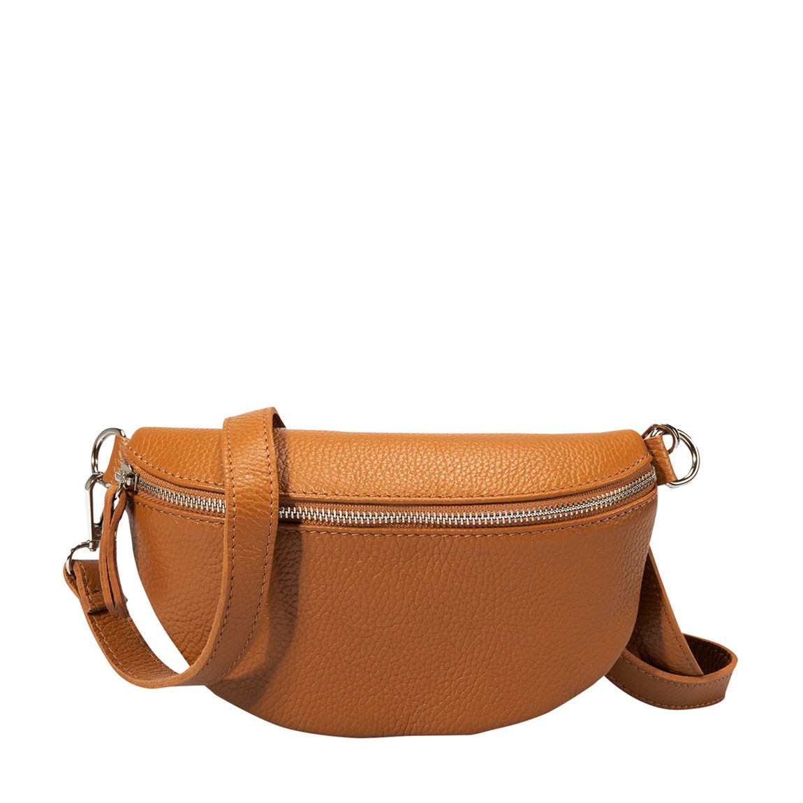 Brown Leather Pouch Bag main product photo