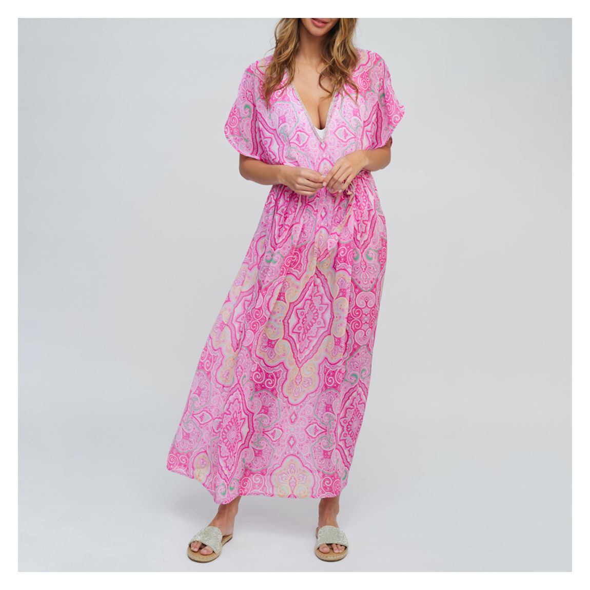 Pink Canta Maxi Dress main product photo