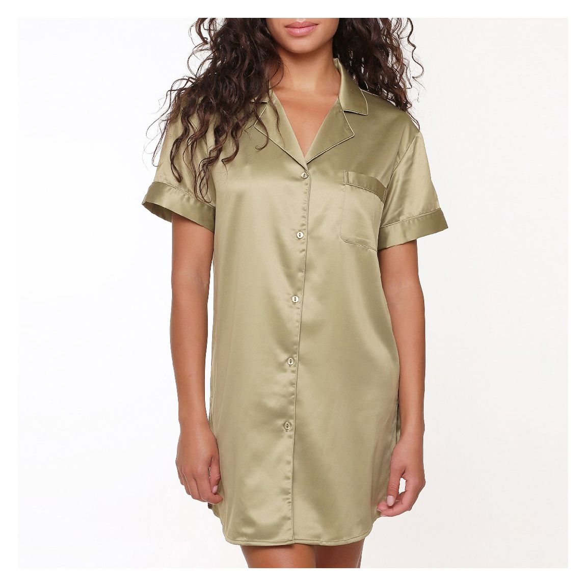 Khaki Pyjama Dress main product photo