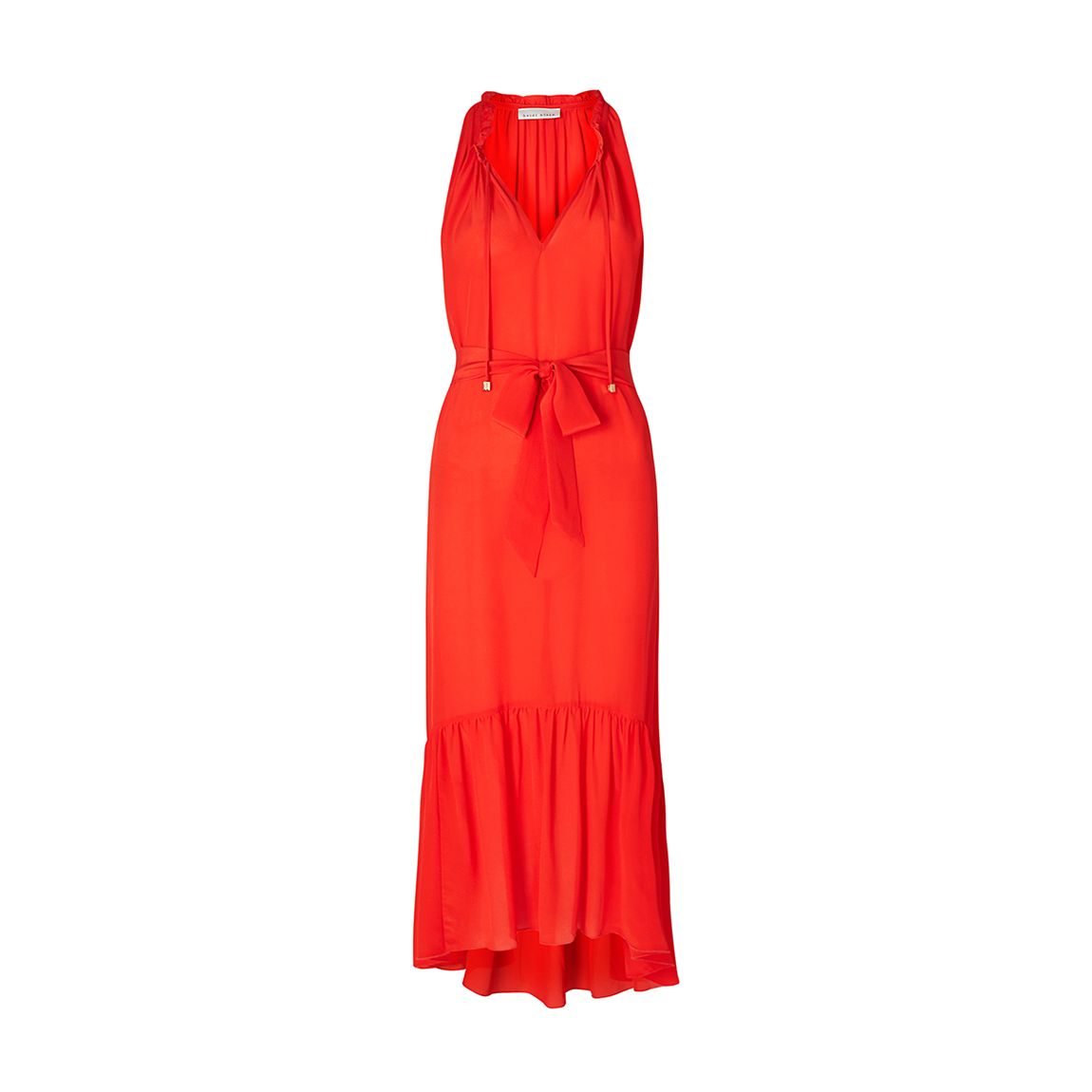 Red Frill Midi Dress main product photo