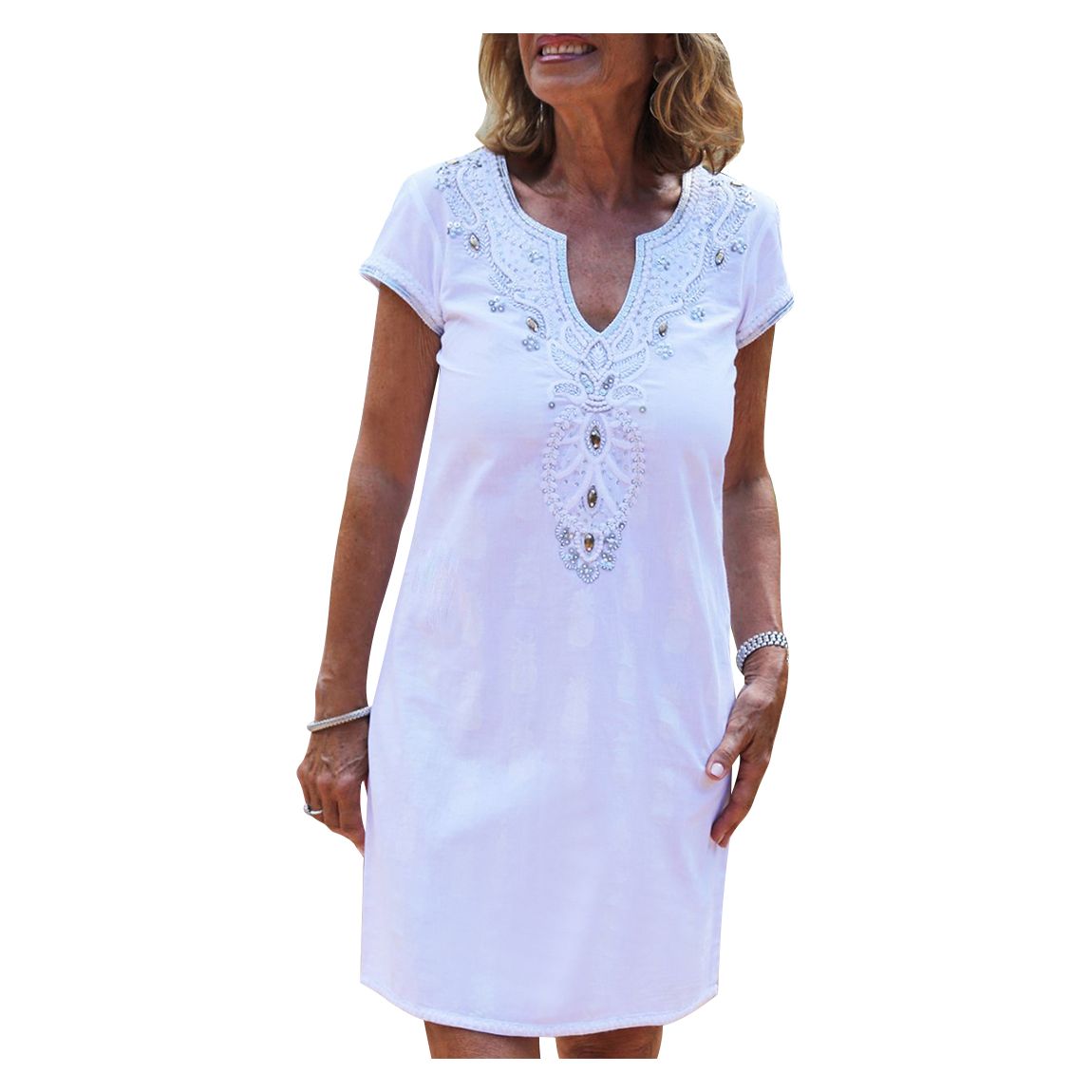 White Pineapple Dress main product photo