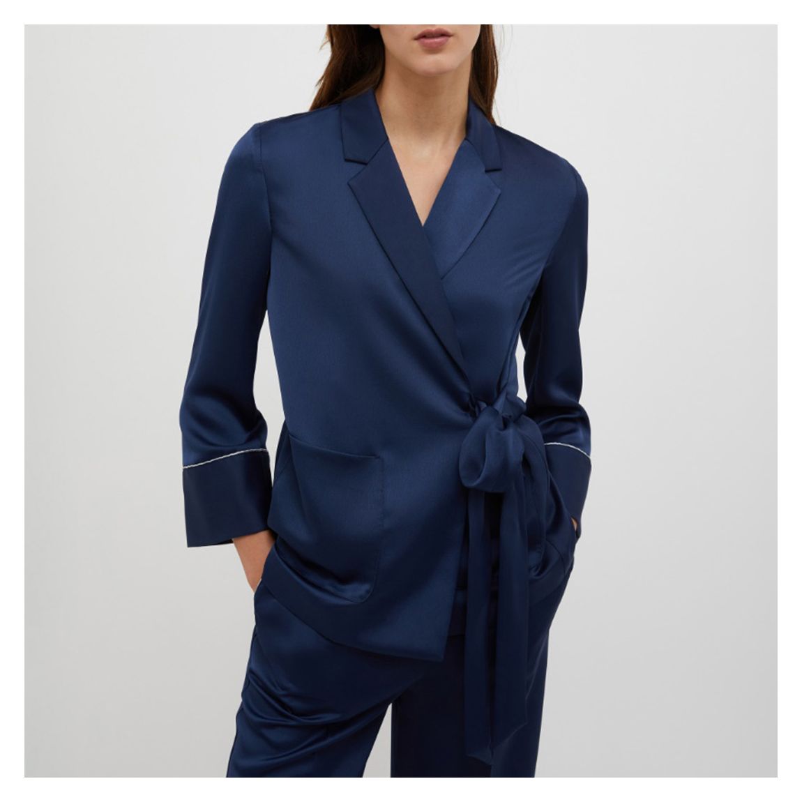 Navy Diacono Tie Top main product photo