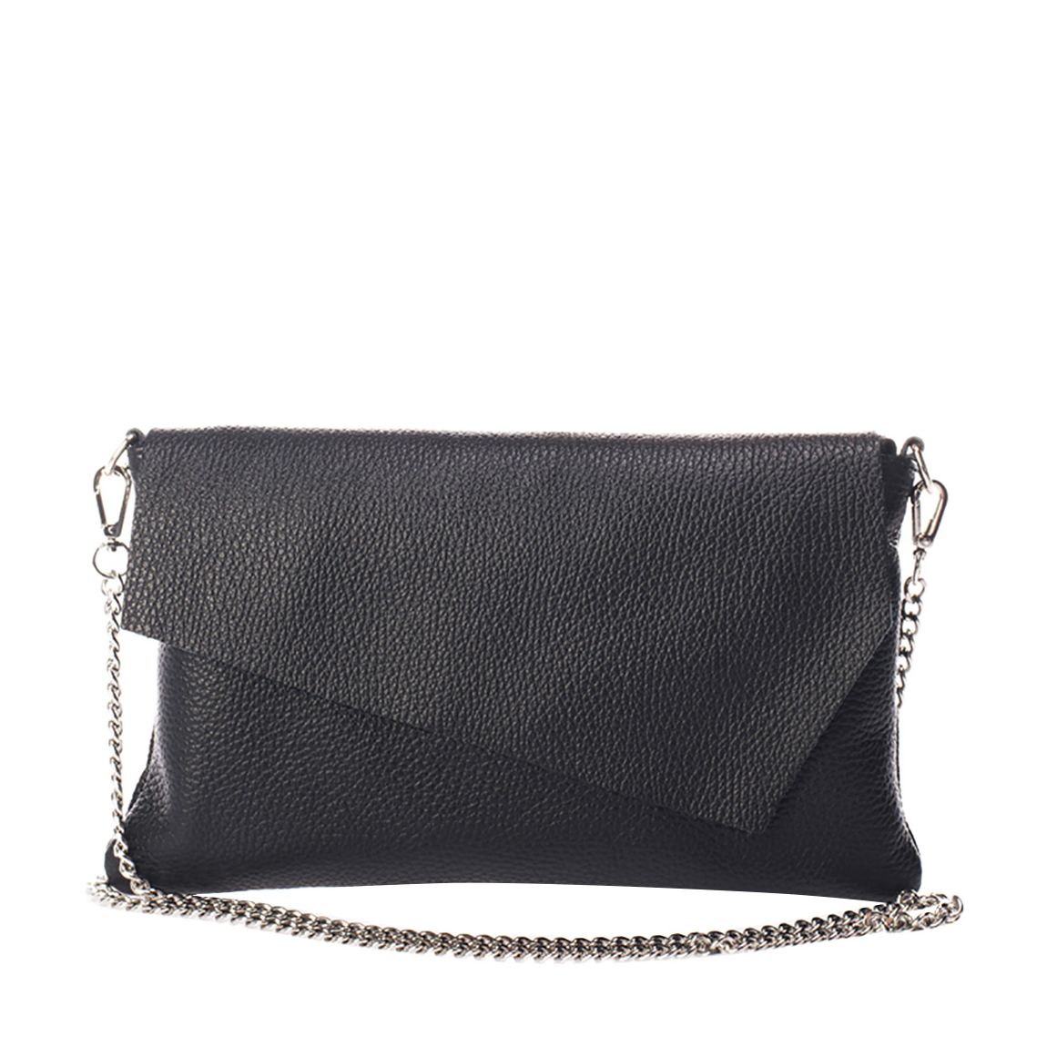 Black Leather Crossbody Bag main product photo