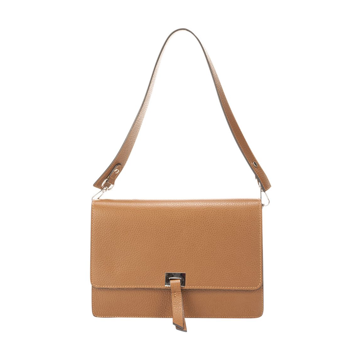 Brown Leather Top Handle Bag main product photo