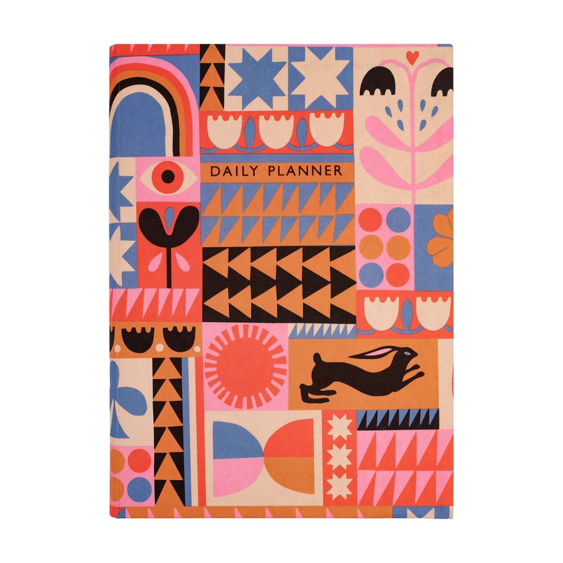 Abstract Patchwork Daily Journal, A5 main product photo