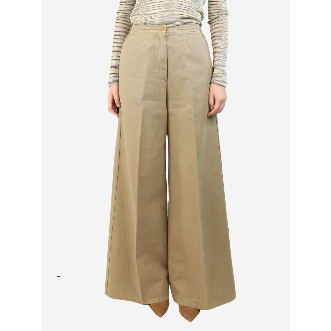 Neutral straight leg trousers main product photo
