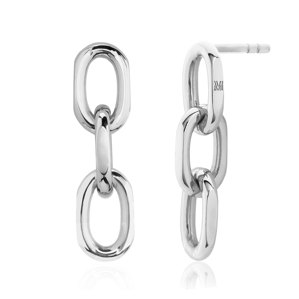 Sterling Silver Alta Capture Mini Link Earrings main product photo