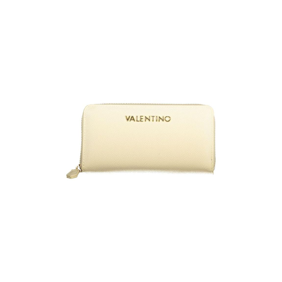 Zip Around Wallet with Logo Wo - Beige main product photo