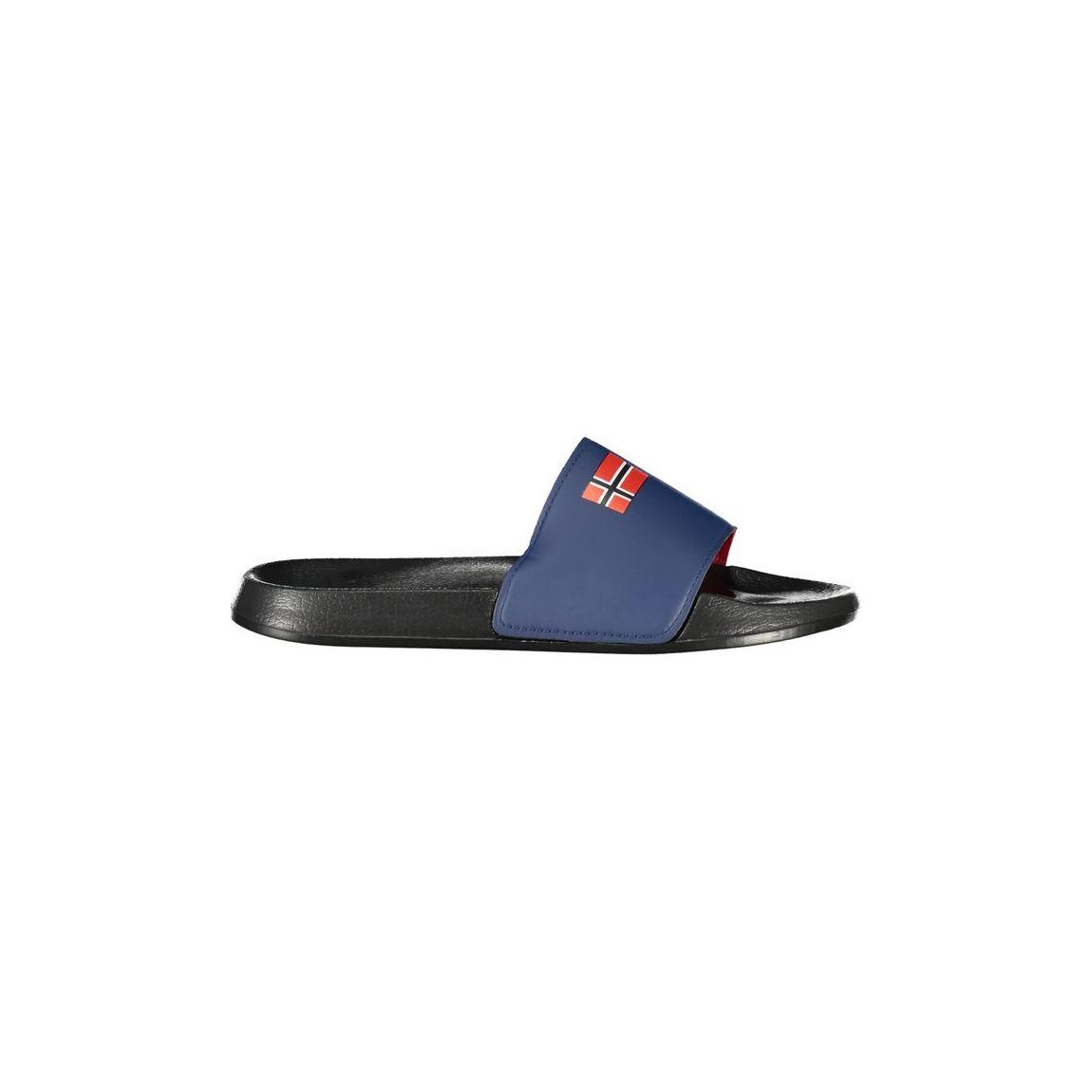 Slide Sandals Flag Detail - Black main product photo