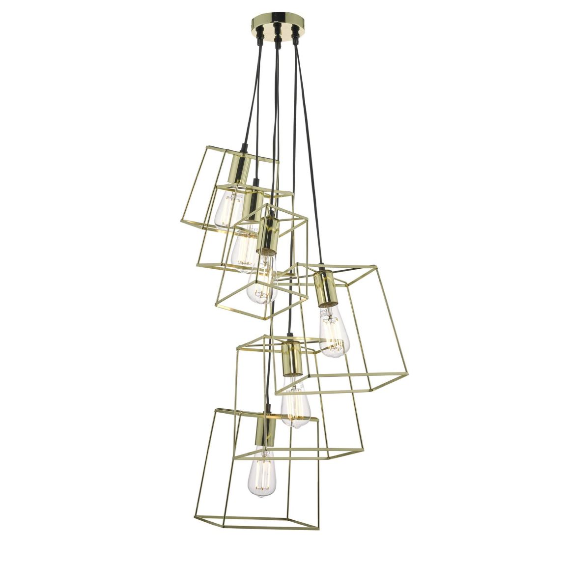 TOWER 6LT CLUSTER PEND GOLD main product photo