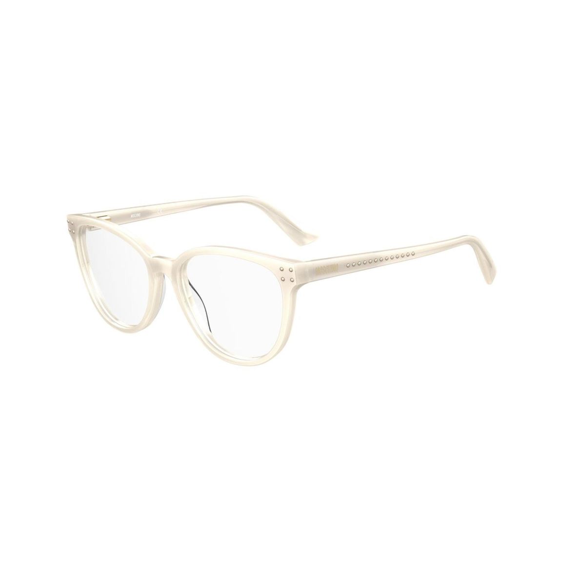 Moschino Eyeglasses Studded Cat Eye Wo - Cream Frames main product photo