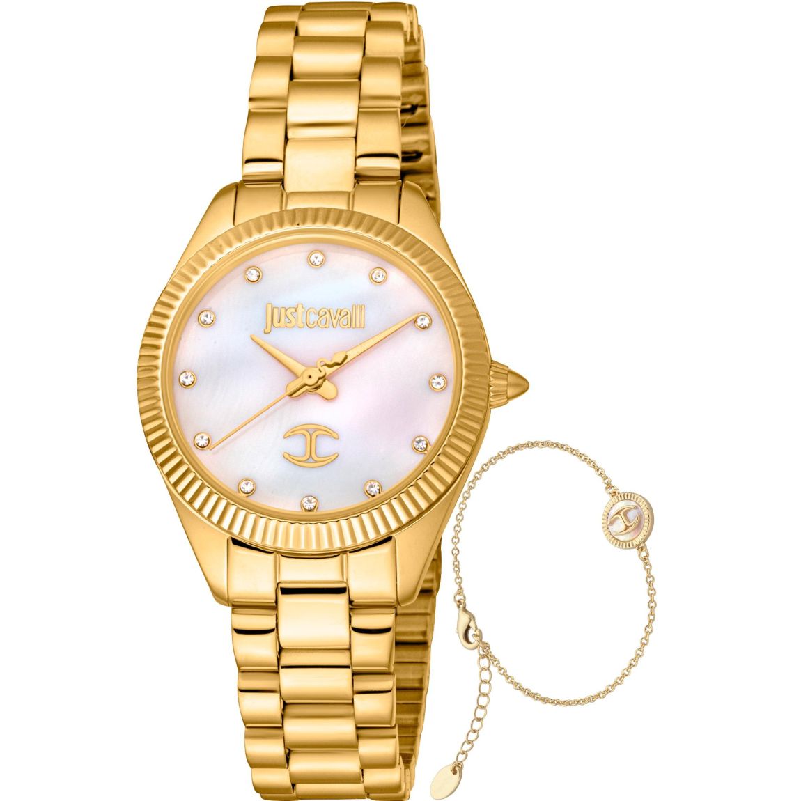 Just Cavalli R7251172505 MotherofPearl Watch Wo - Yellow Watches main product photo