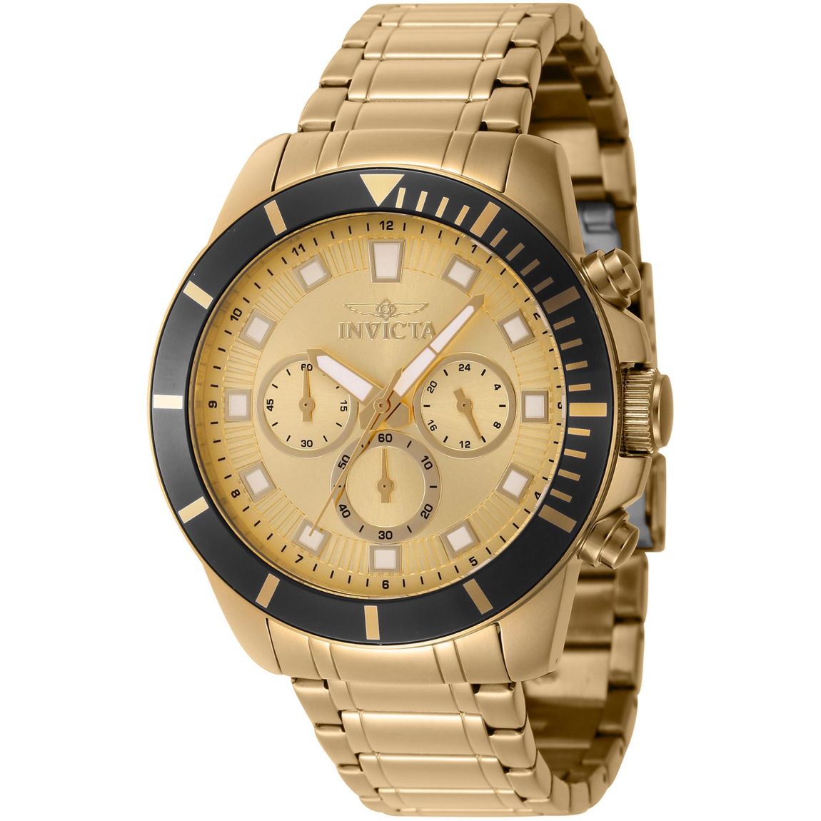 14476 Chronograph GoldTone Watch - Yellow Watches main product photo