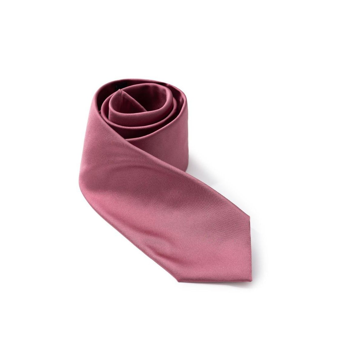 Solid Dusty Rose Silk Necktie - Purple Ties main product photo