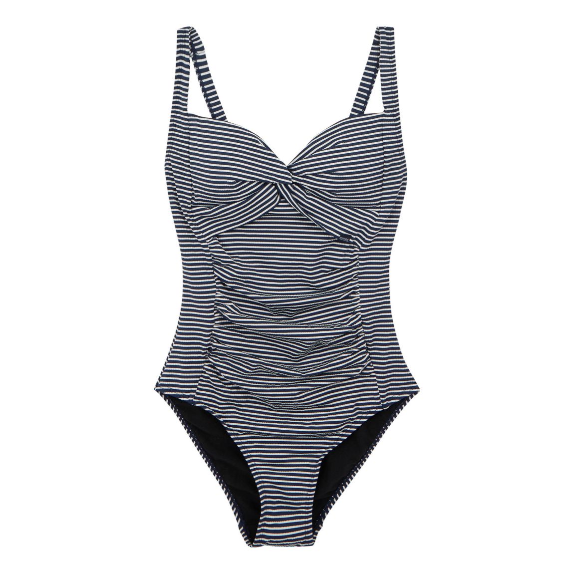 One Piece Swimsuit Polyester Navy/White main product photo