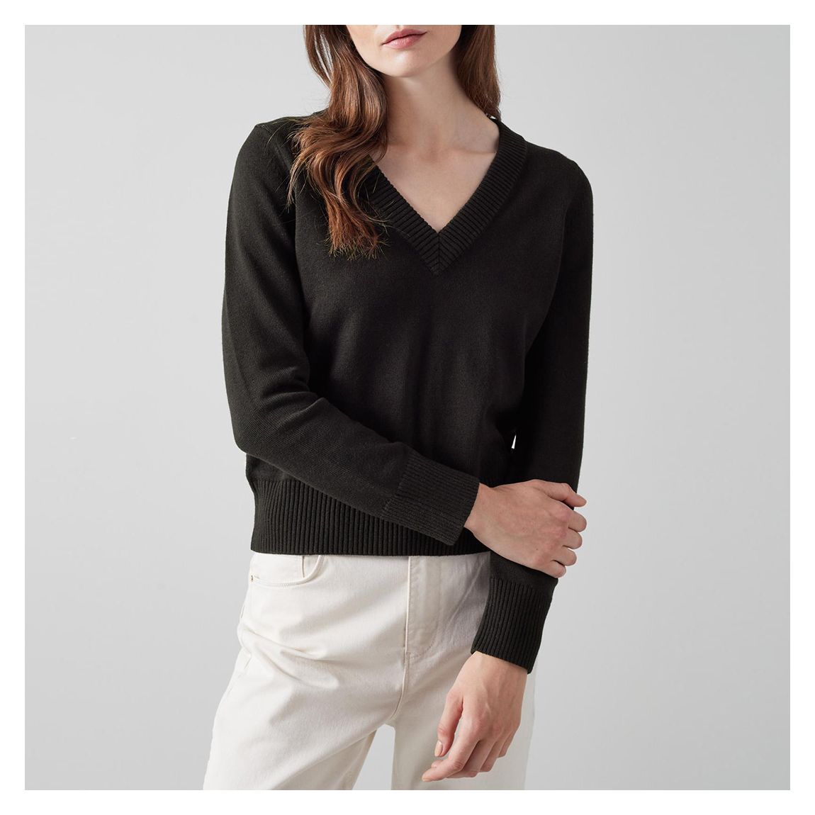 Black Jennifer Lace Wool Blend Jumper main product photo