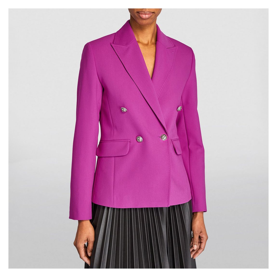 Purple Mosella Double Breasted Blazer main product photo