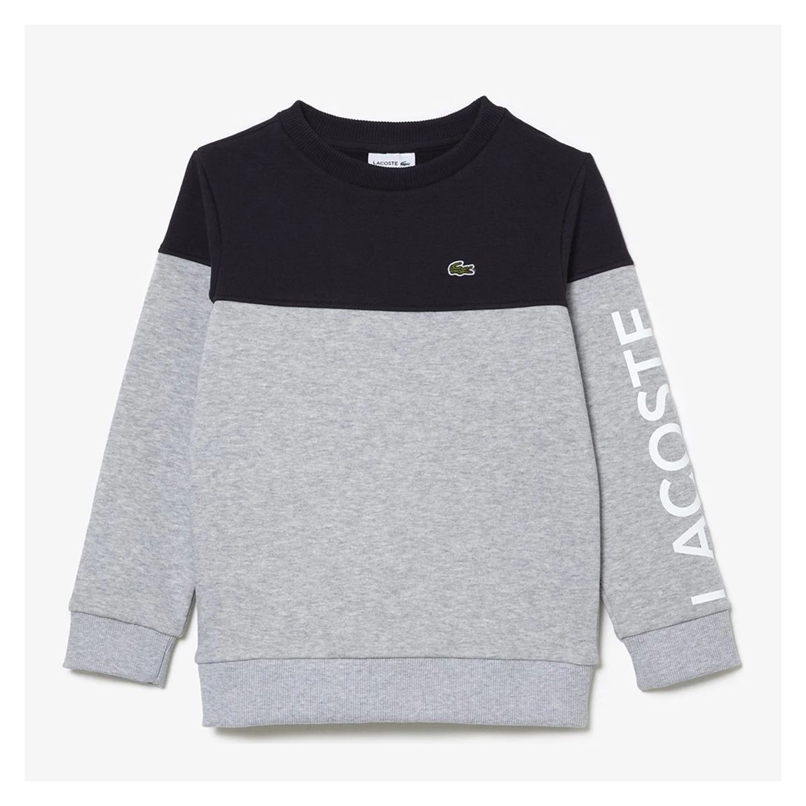 Teen's Black/Grey Logo Crew Neck Jumper main product photo