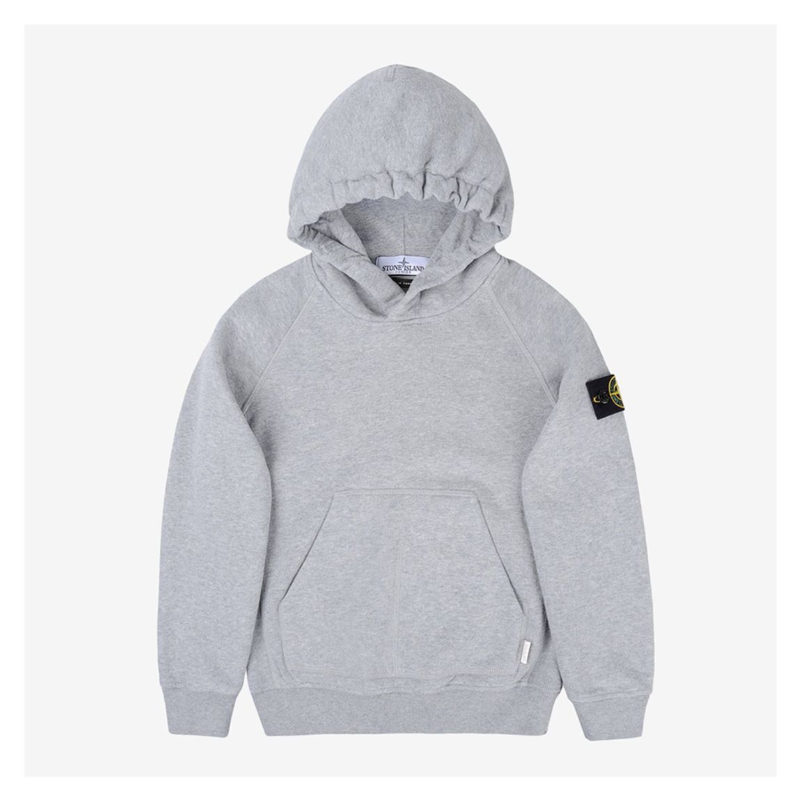 Grey Cotton Fleece Hoodie main product photo