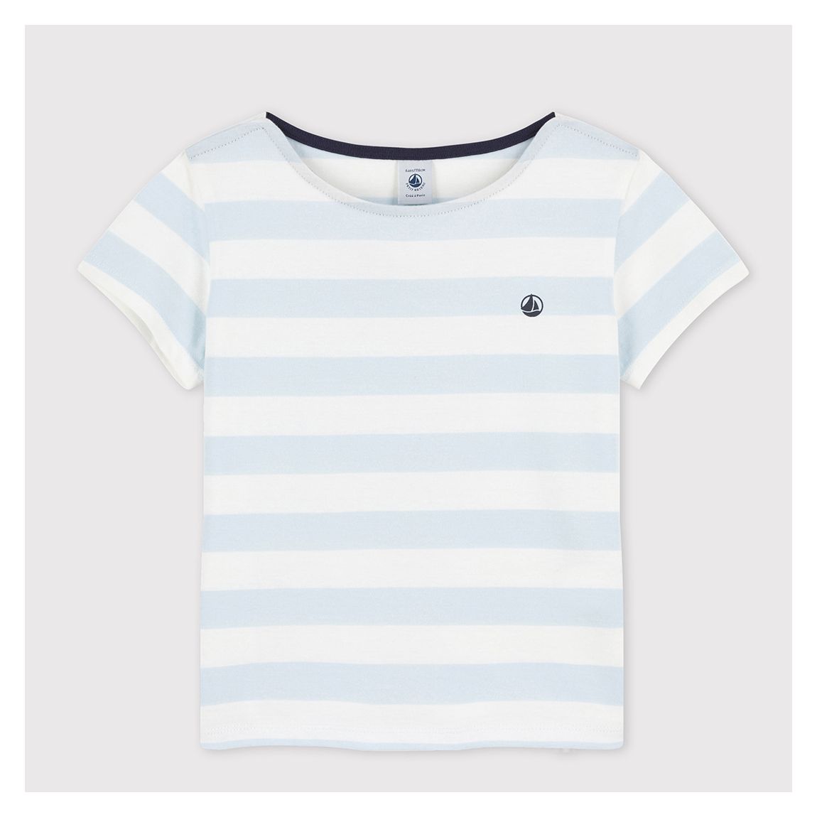 Blue Stripe Cotton T-Shirt main product photo