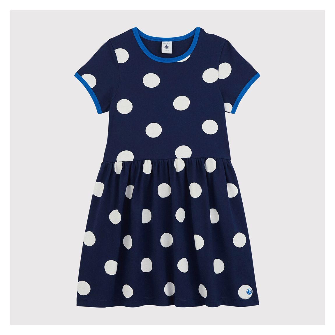Navy Polka Dot Dress main product photo
