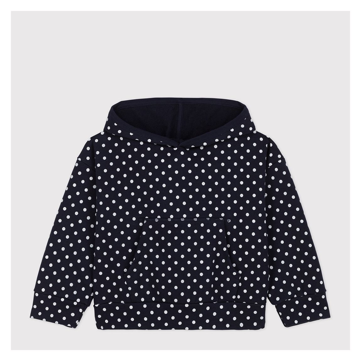 Navy Spot Hooded Jumper main product photo
