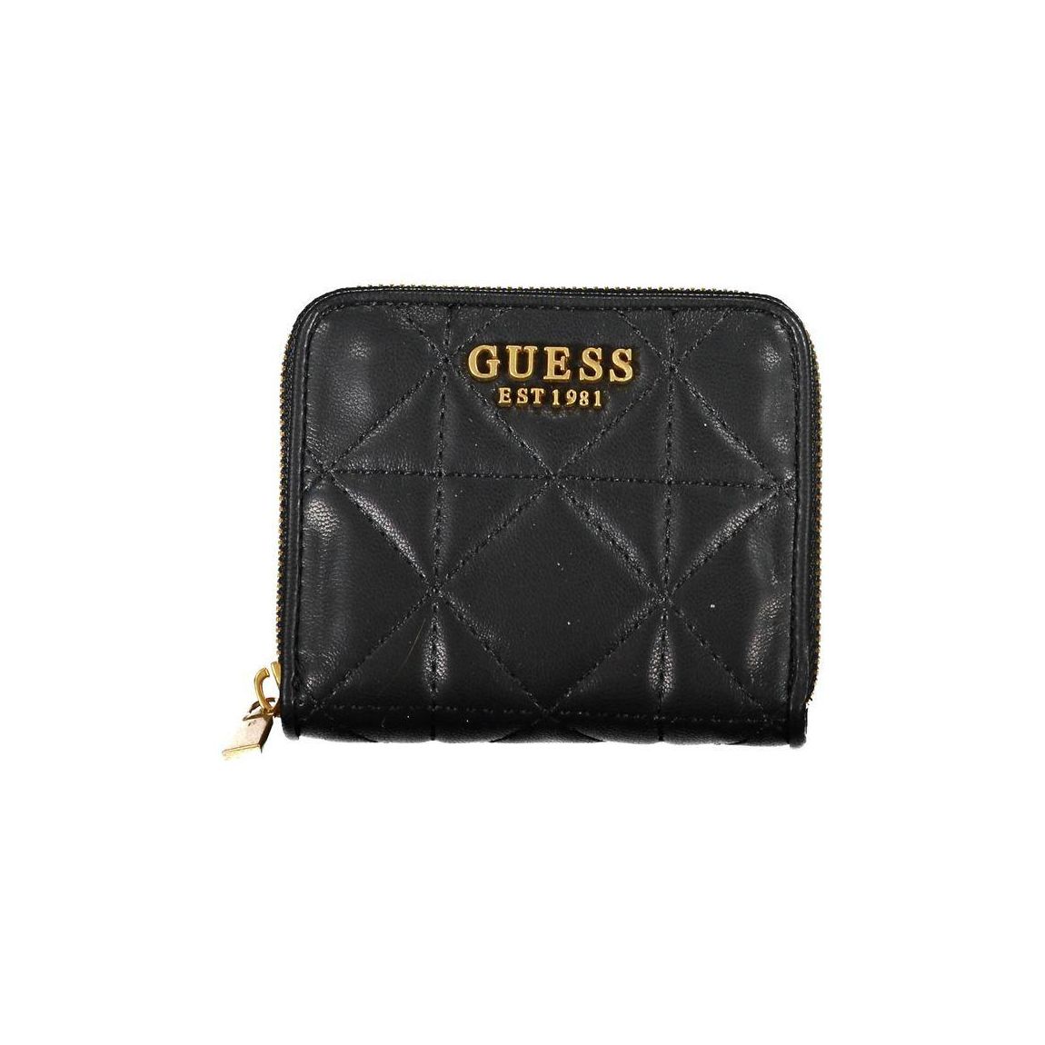 Quilted ZipAround Wallet Wo - Black main product photo