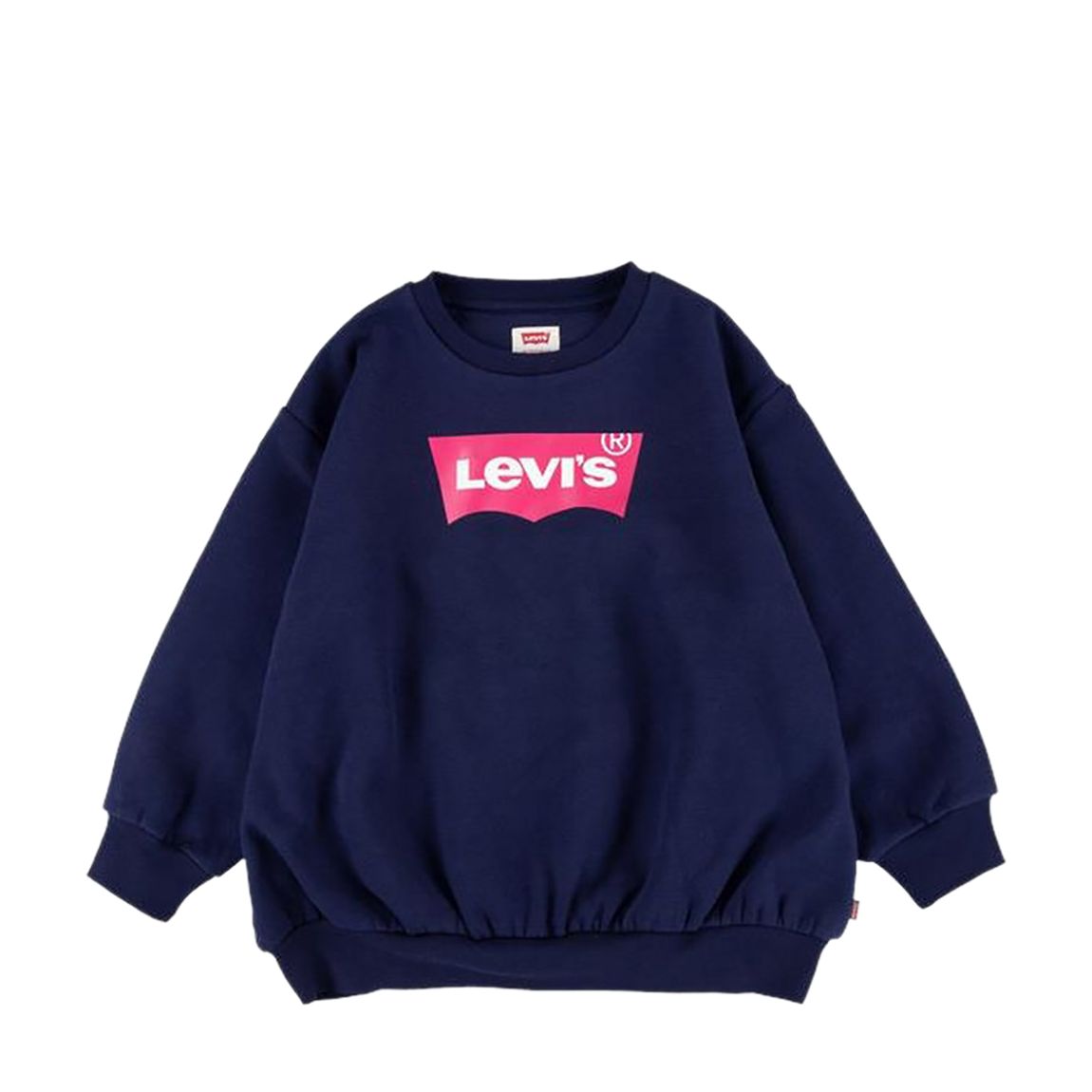 Girl Kid's Blue Logo Oversized Sweatshirt main product photo