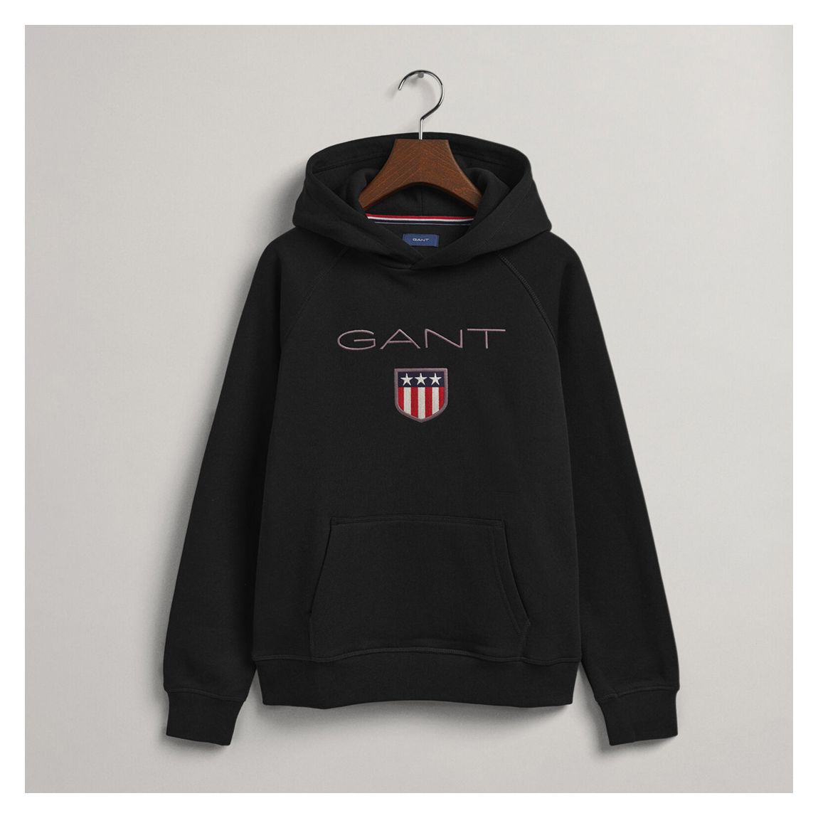 Teen Boy's Black Gant Shield Hoodie main product photo