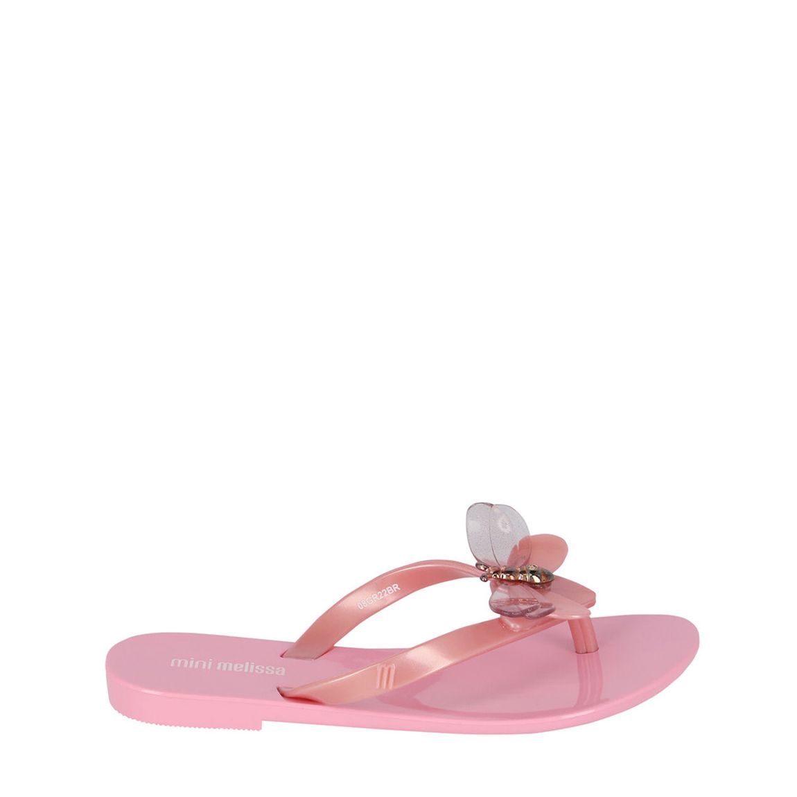 Kids Pink Harmonic Butterfly Detail Flip Flops main product photo