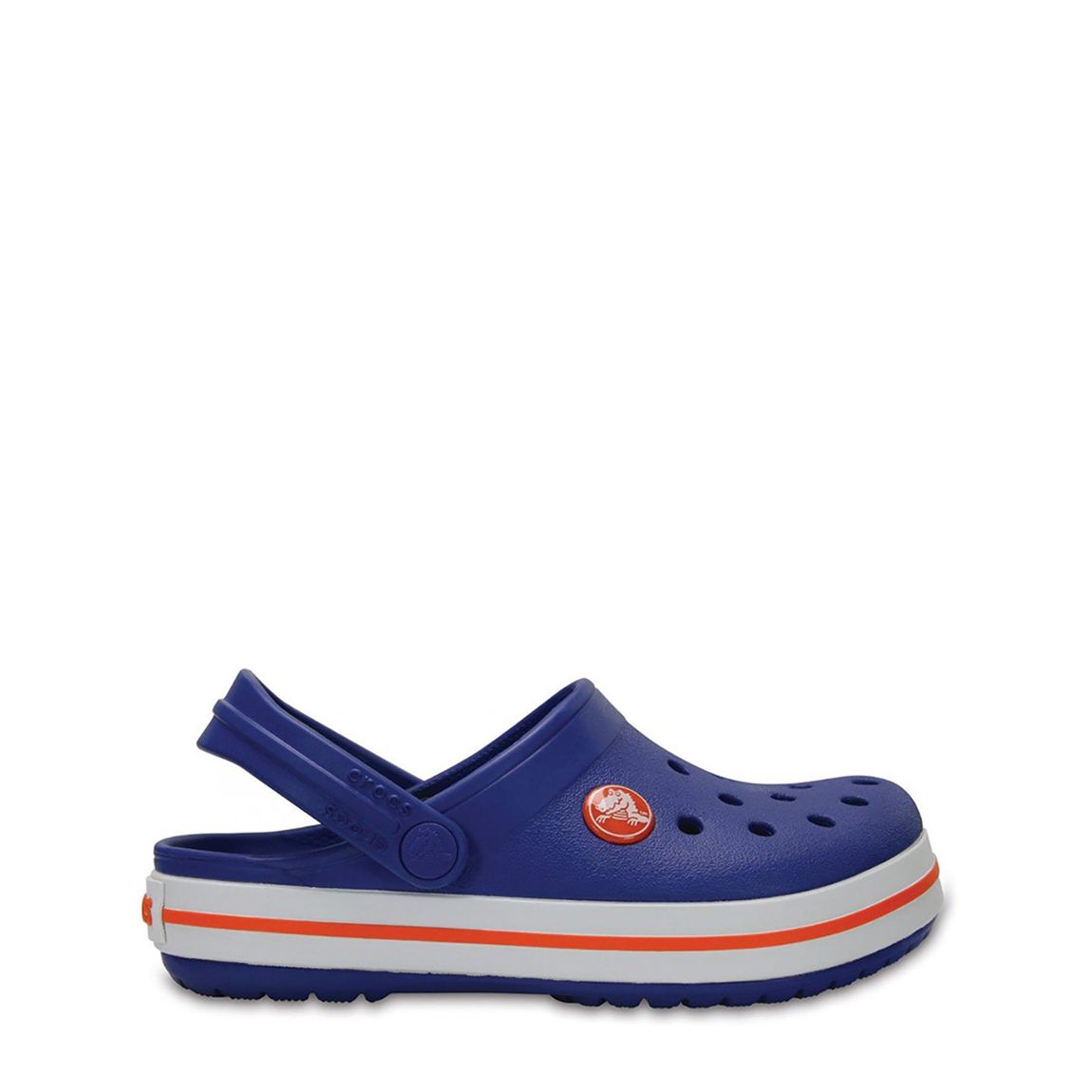 Junior Blue Multi Crocband Clog main product photo