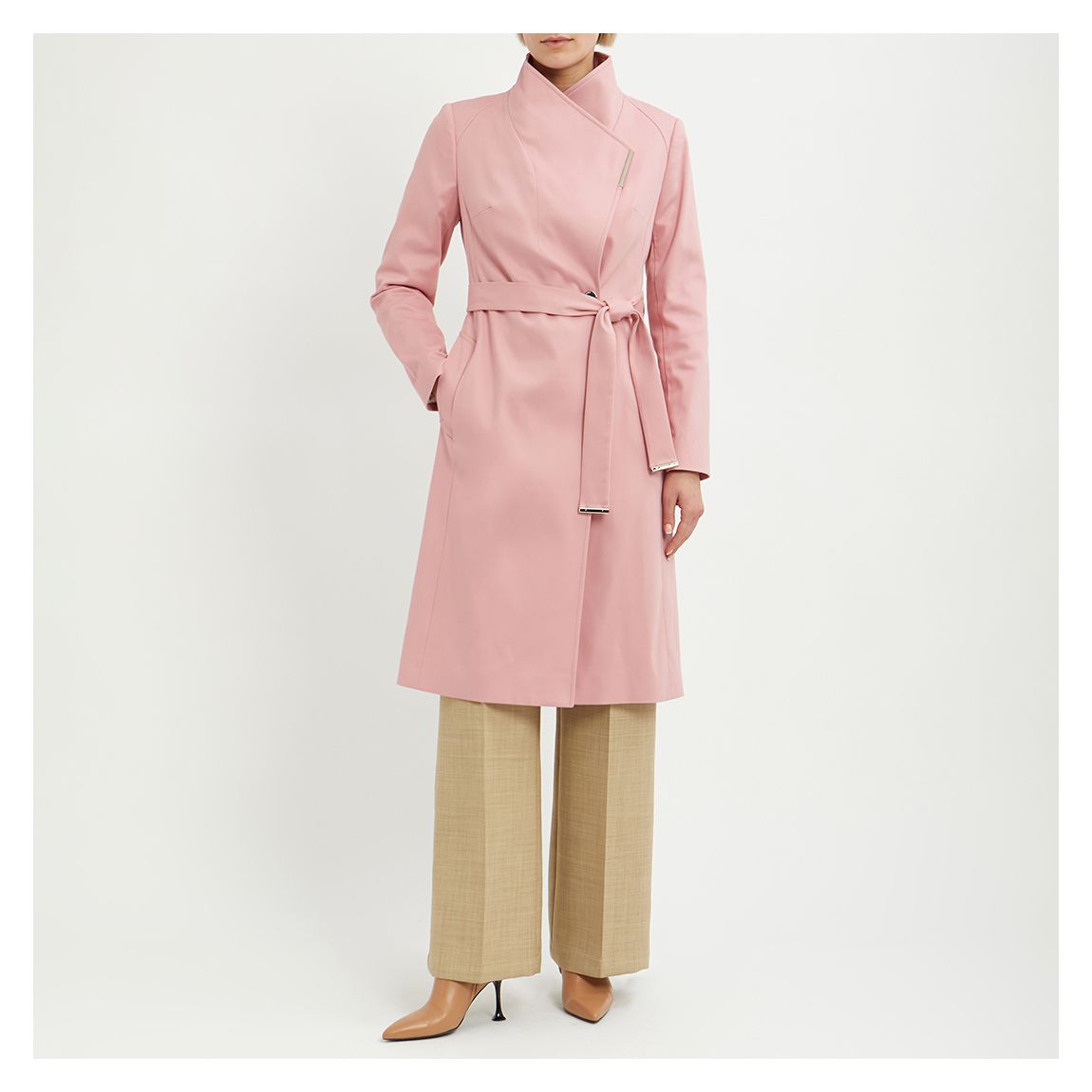Pink Rosina Trench Coat main product photo