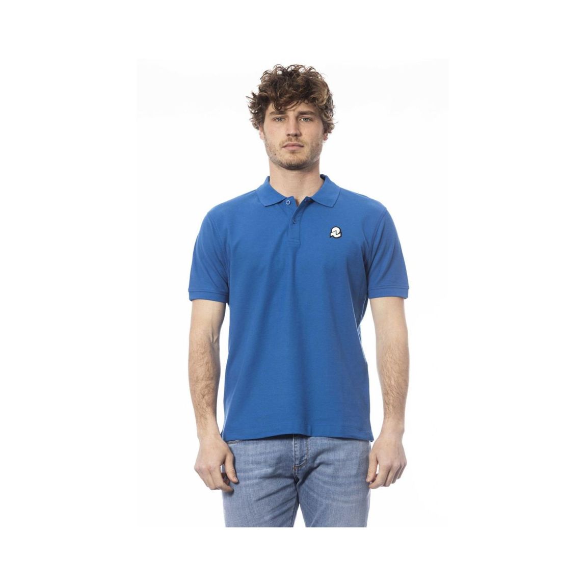 Classic Fit Polo Shirt Short Sleeves - Blue main product photo